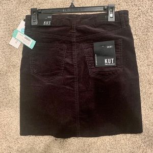 Black Corduroy Skirt by: KUT